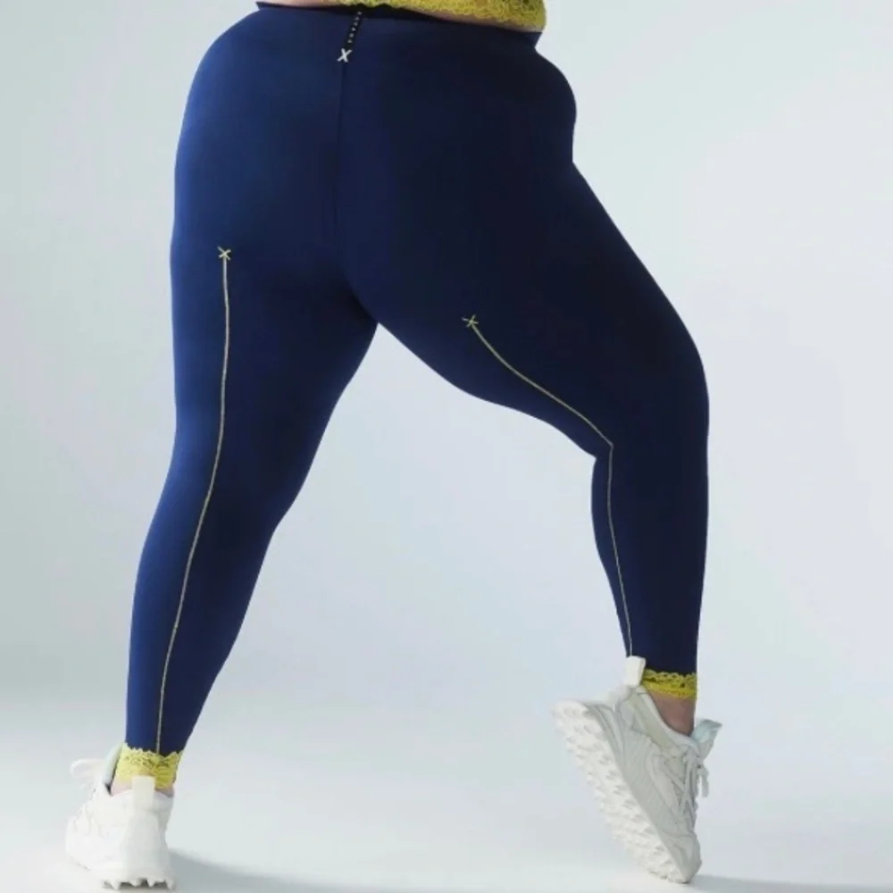 Savage X Fenty Hotline Lace-trimmed High-Waist Leggings
